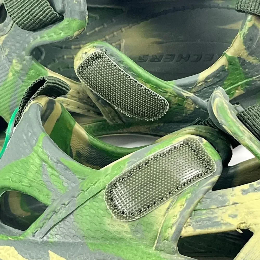 Skechers Clog Sandal Foamies Koolers Swurlz Sz13 Green Camo Water Shoes Slip On